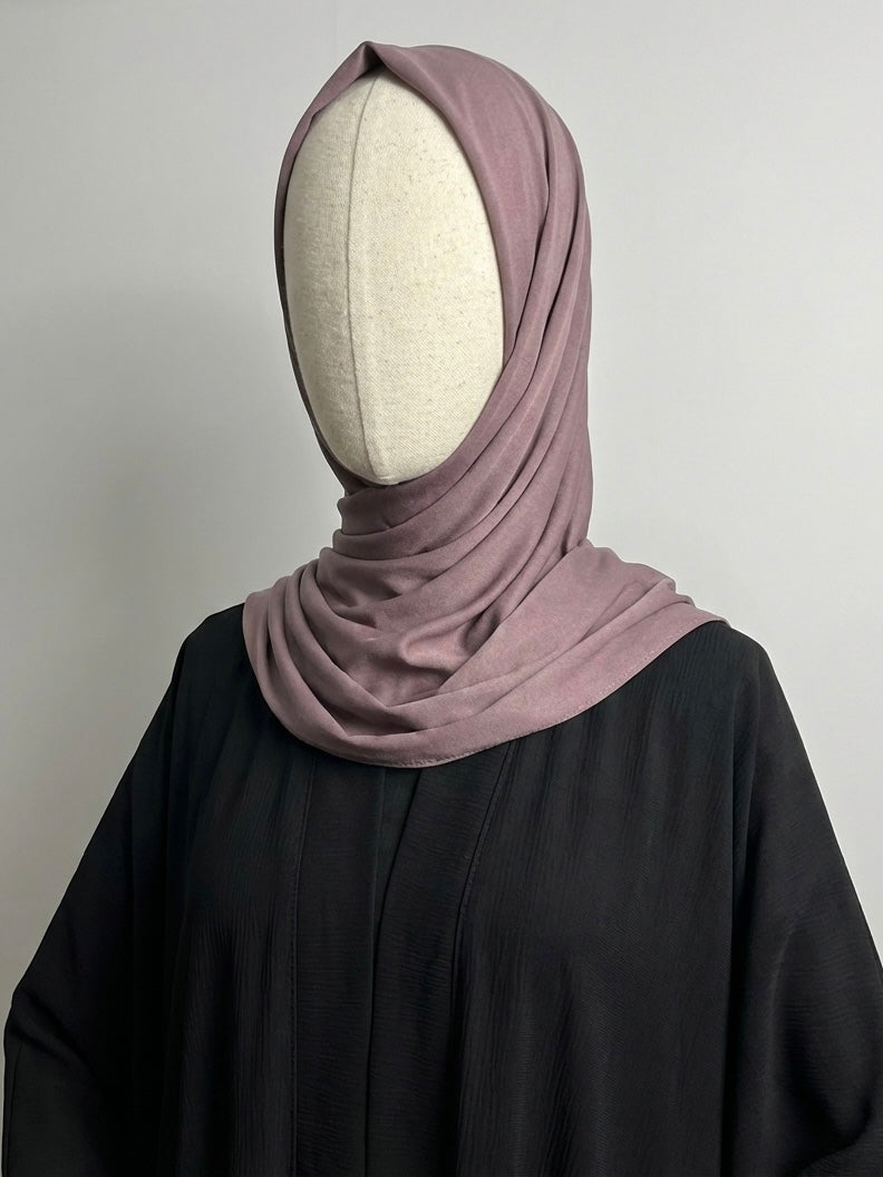 Liquid Jersey Hijab - Muted Mulberry (Pre-Order)