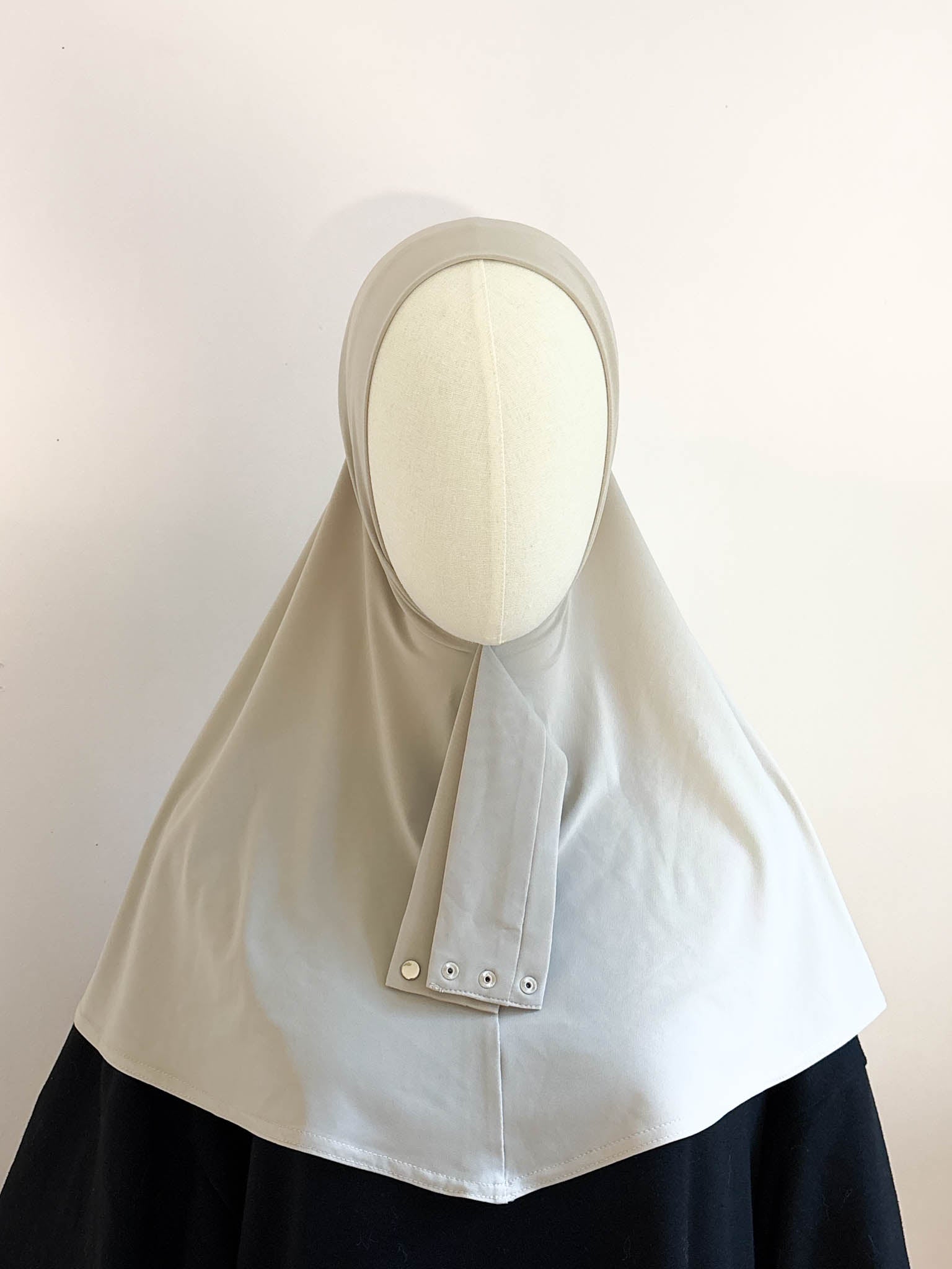 Instant jersey hijab - Cream