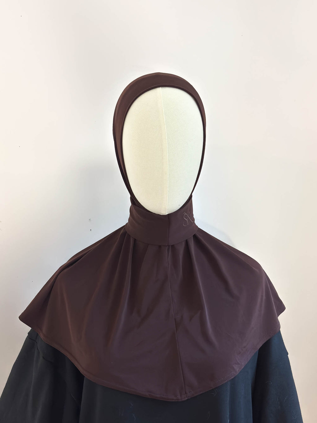 Instant jersey hijab - Espresso