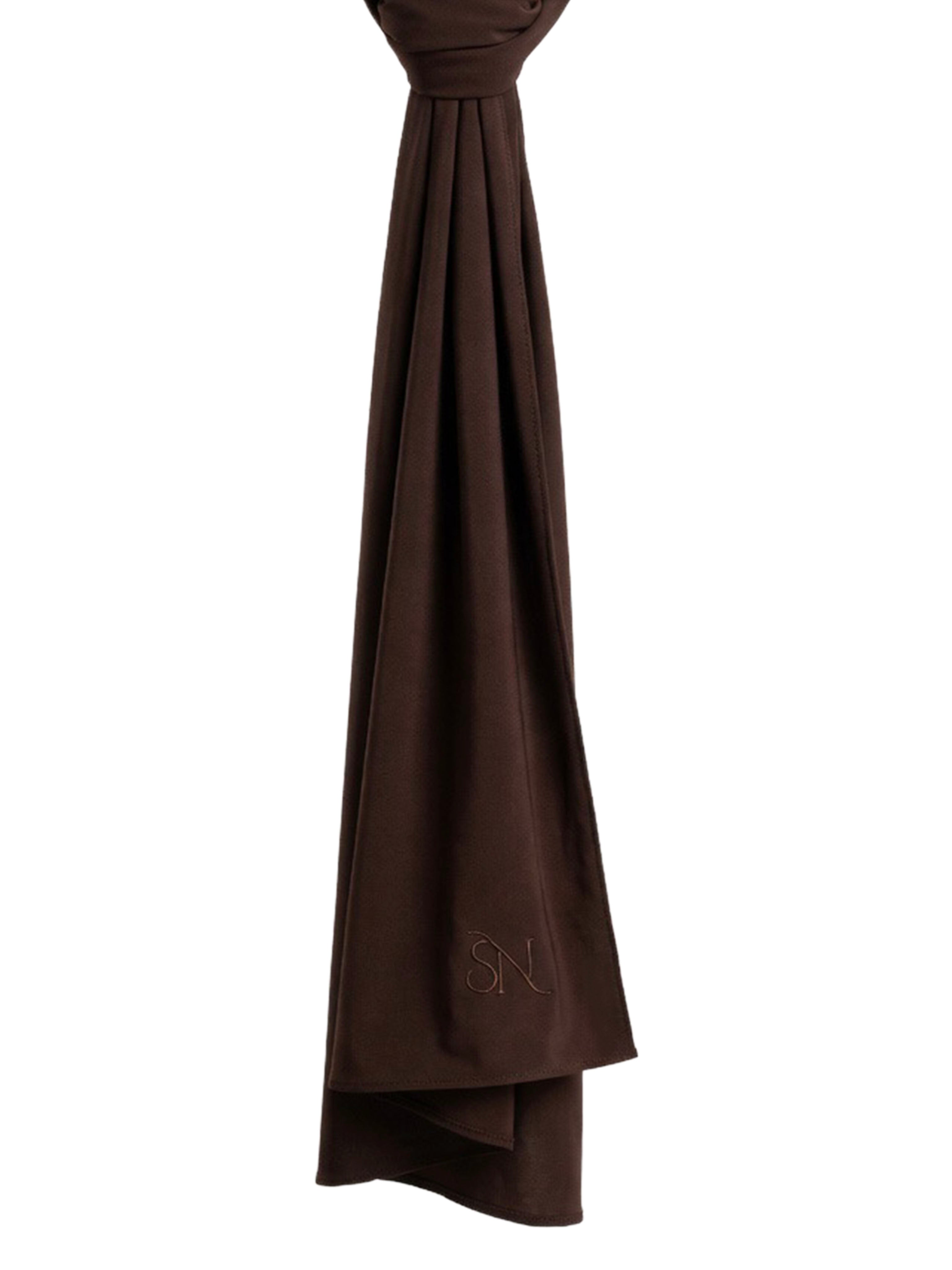 Premium Jersey Hijab - Espresso